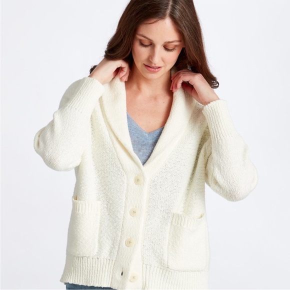 Mia & Tess Starfish Shawl Collar Cardigan Sweater - Picture 3 of 9